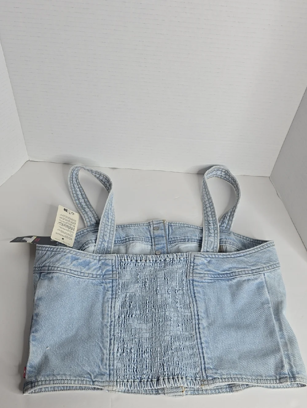 Levi's Women's Drea Tank Denim Top Large - Picture 8 of 10